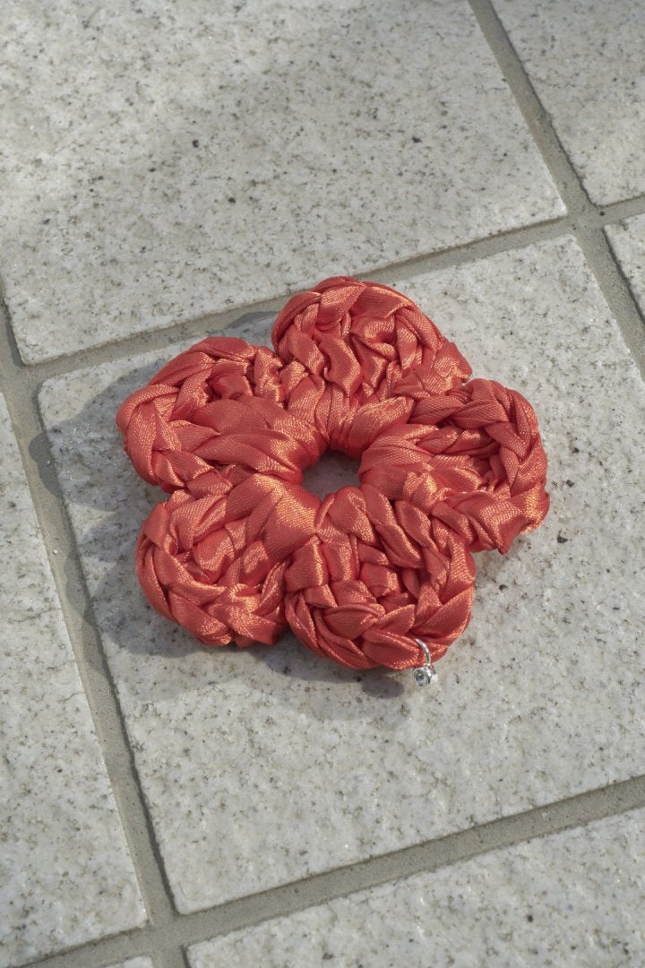 クロシェ モチーフ シュシュ