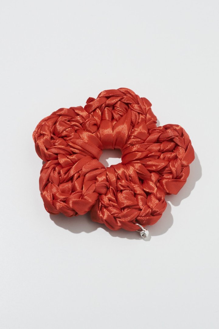 クロシェ モチーフ シュシュ