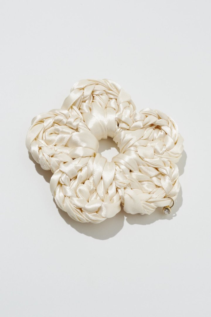 クロシェ モチーフ シュシュ