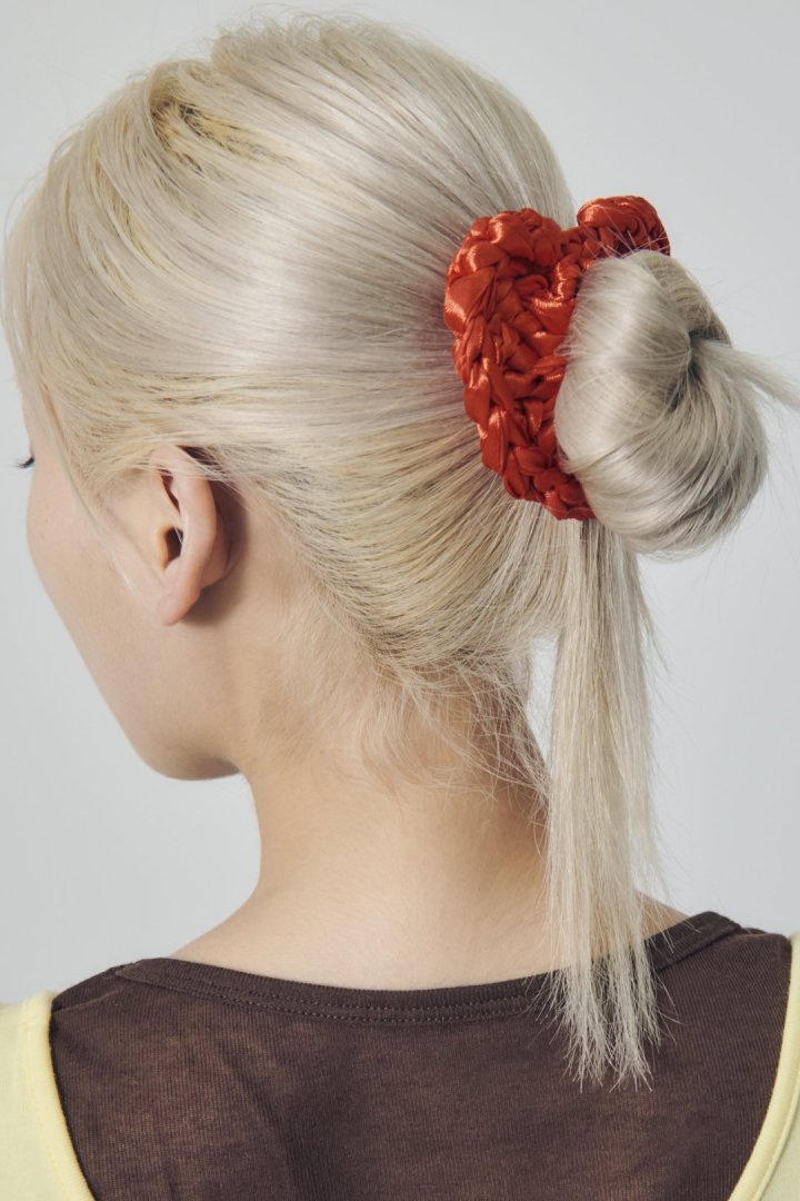 クロシェ モチーフ シュシュ