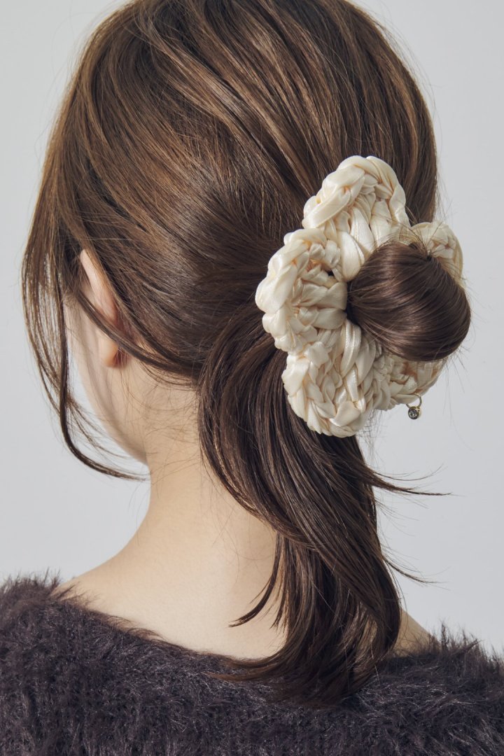 クロシェ モチーフ シュシュ