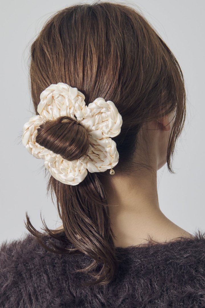 クロシェ モチーフ シュシュ