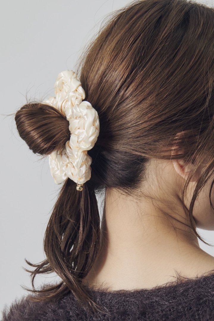 クロシェ モチーフ シュシュ