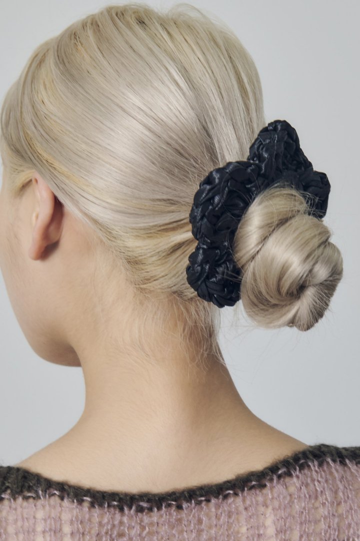 クロシェ モチーフ シュシュ