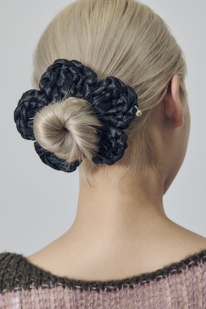 クロシェ モチーフ シュシュ