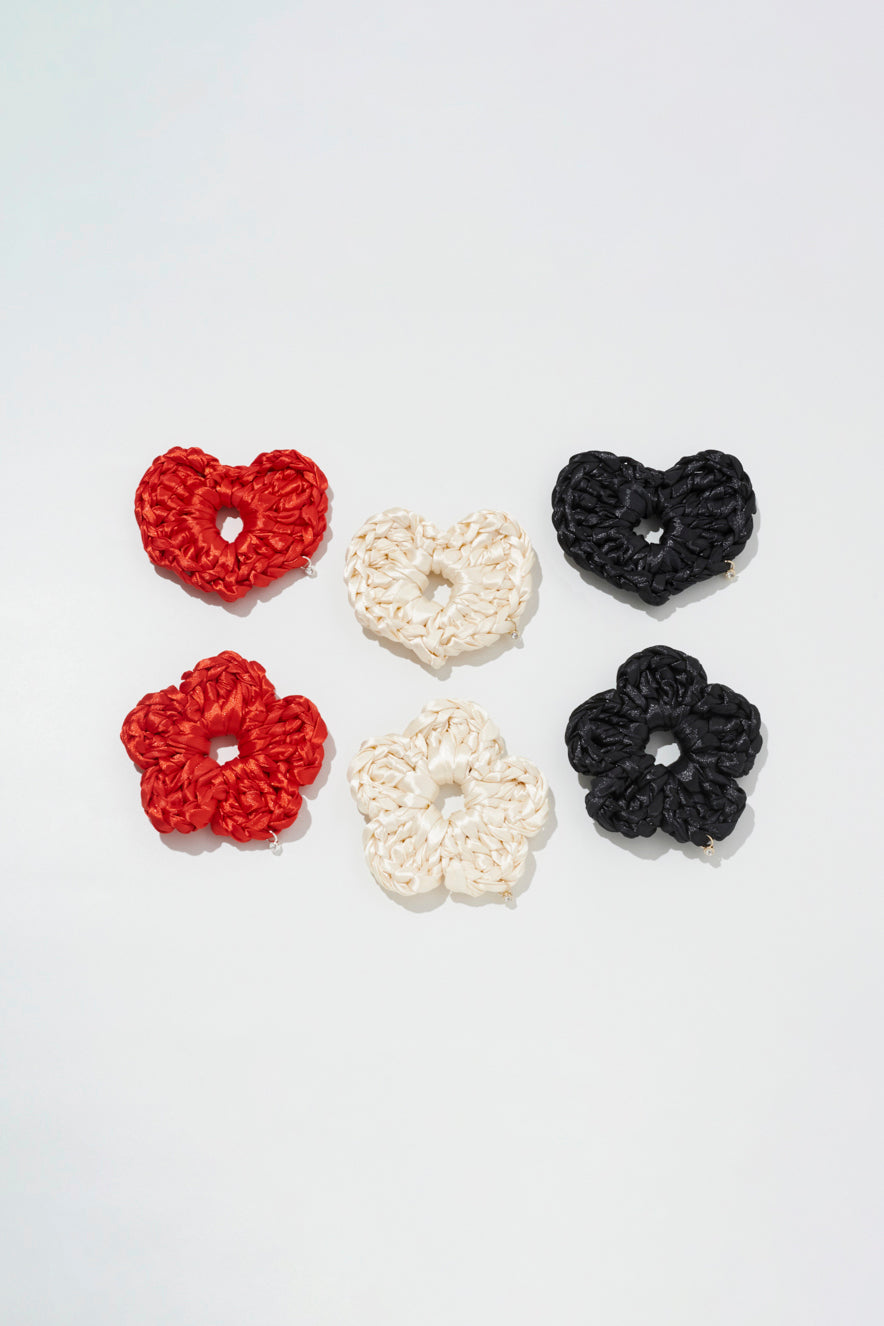 クロシェ モチーフ シュシュ