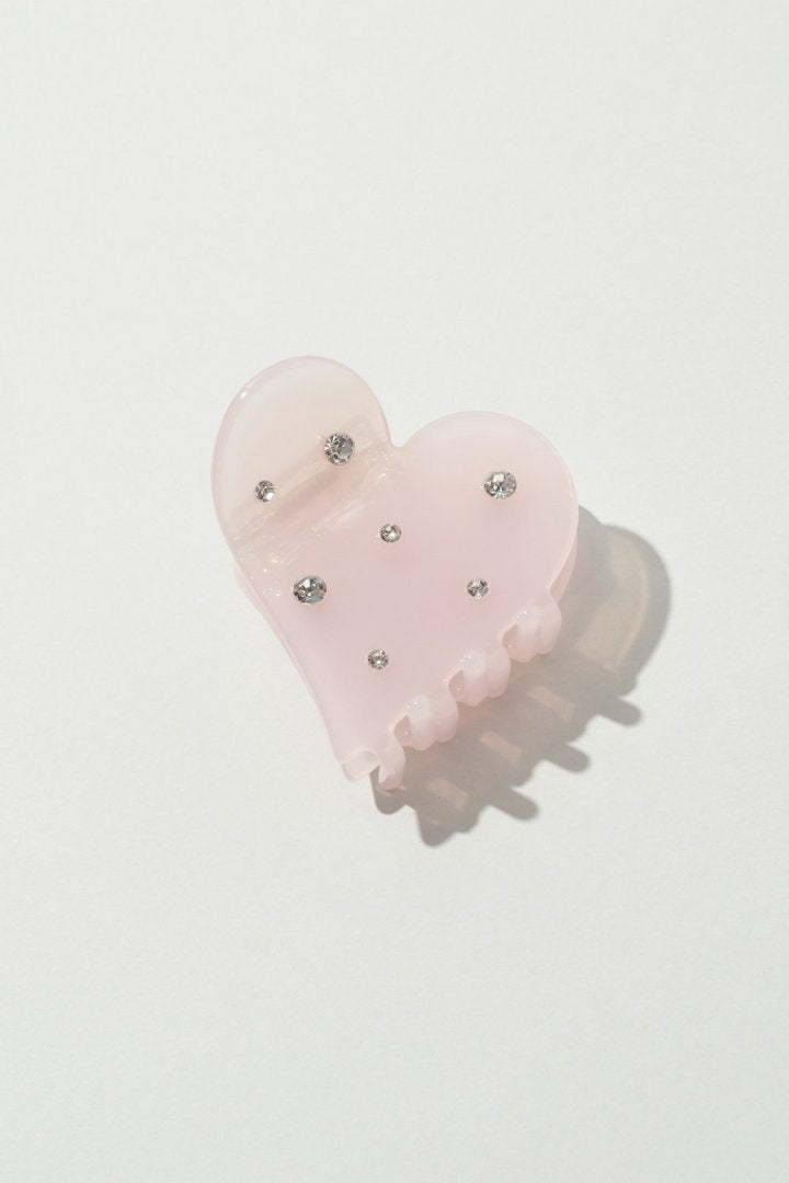 ハート ビジュー アセチ バンス クリップ