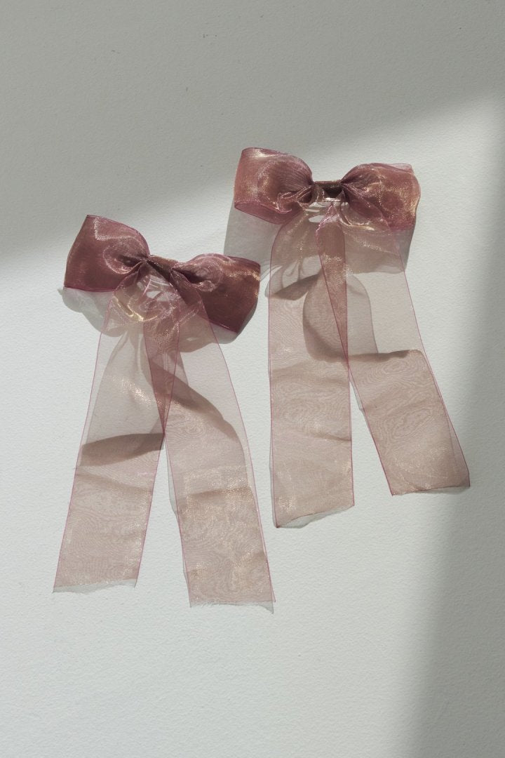 オーロラ リボン セット バレッタ