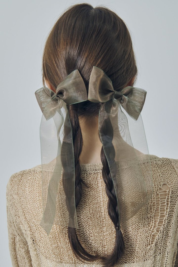 オーロラ リボン セット バレッタ