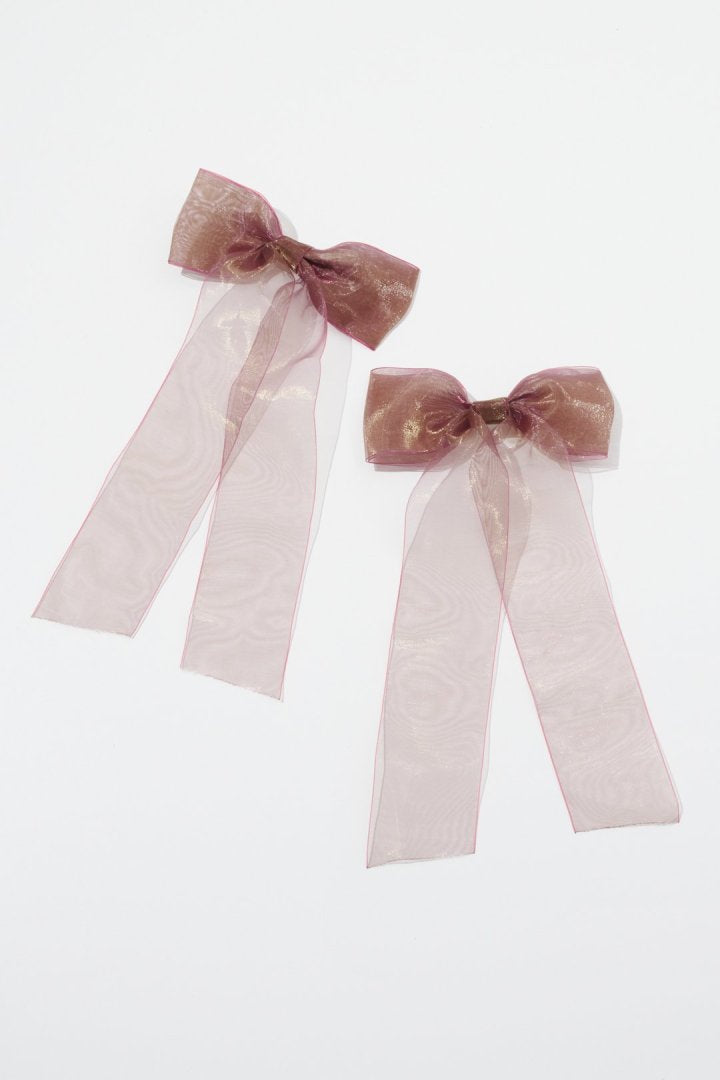 オーロラ リボン セット バレッタ