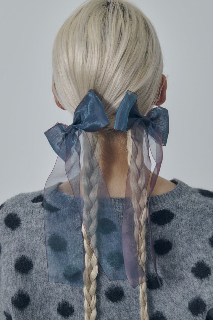 オーロラ リボン セット バレッタ