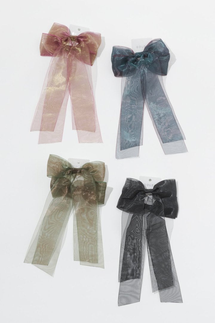 オーロラ リボン セット バレッタ