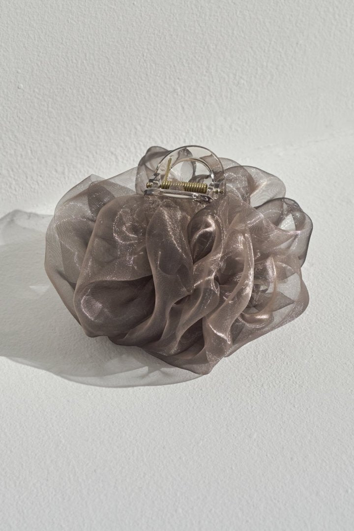 シアー フリル バンス クリップ