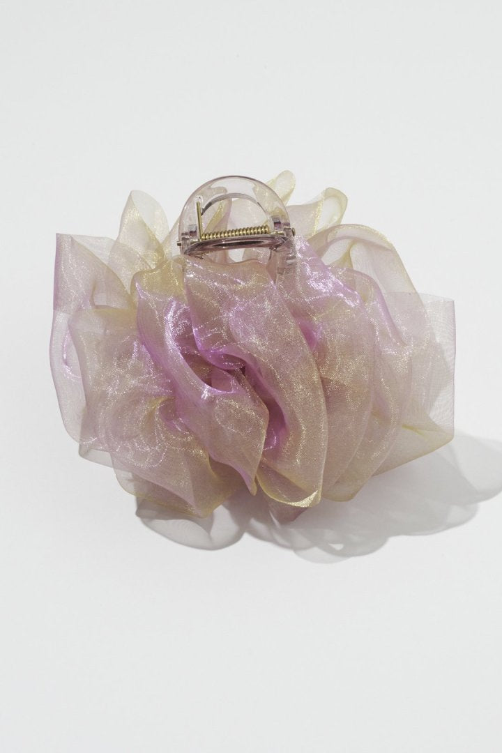 シアー フリル バンス クリップ