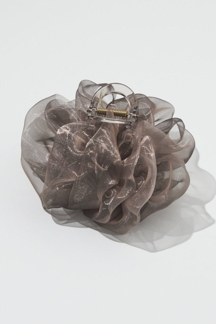 シアー フリル バンス クリップ