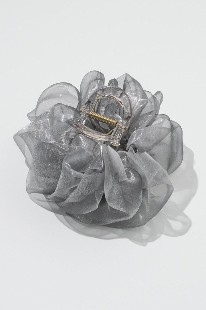 シアー フリル バンス クリップ