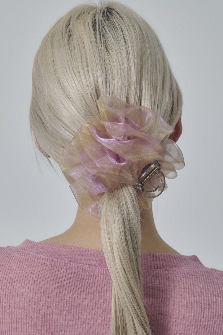 シアー フリル バンス クリップ