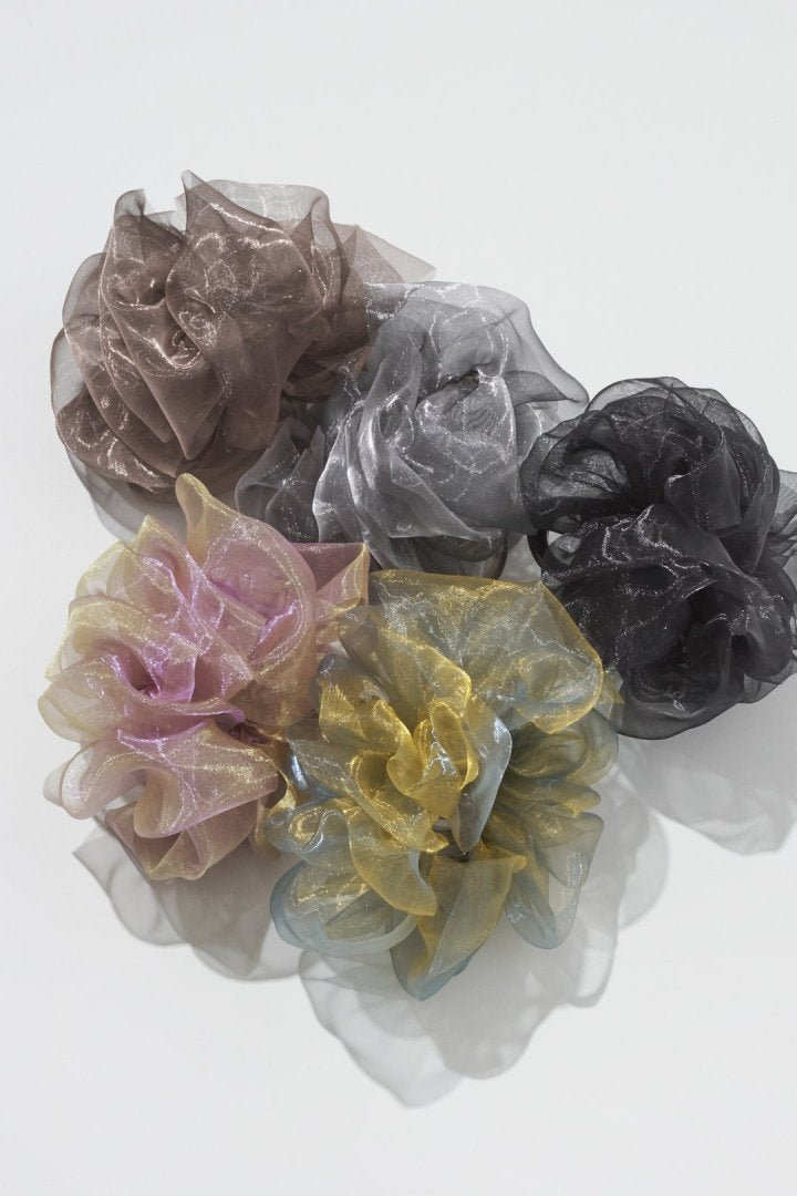 シアー フリル バンス クリップ