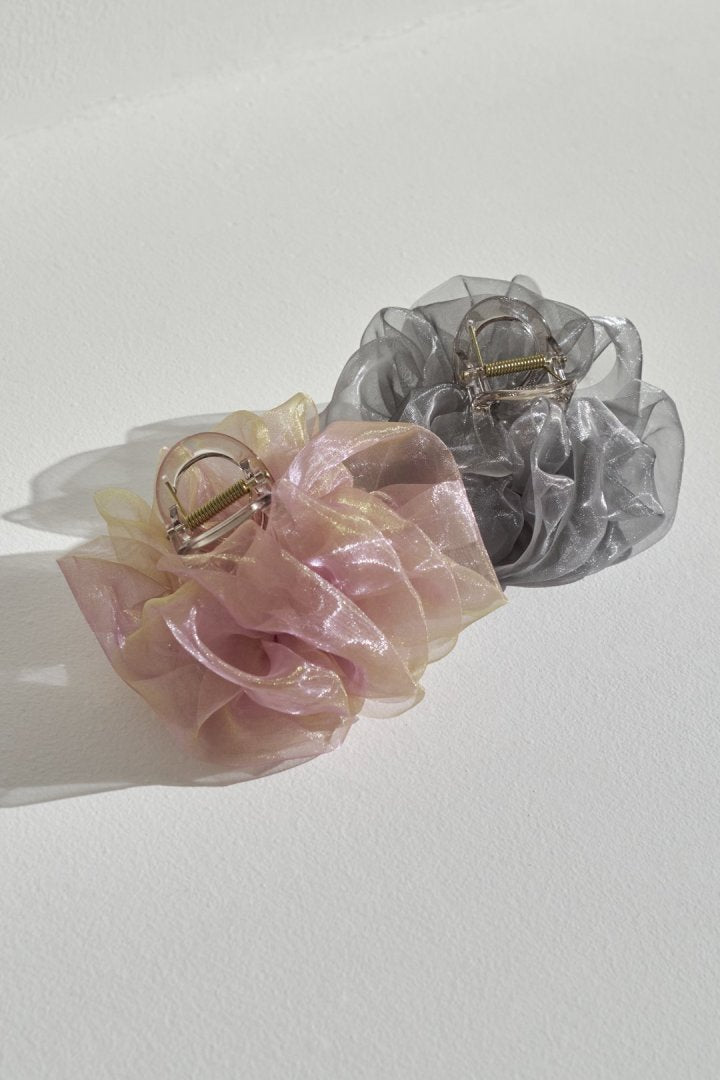 シアー フリル バンス クリップ