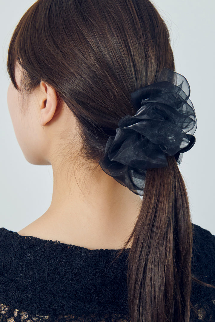 シアー フリル バンス クリップ