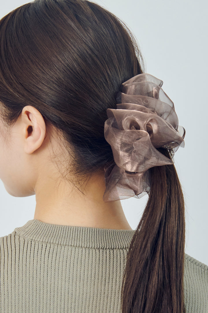 シアー フリル バンス クリップ