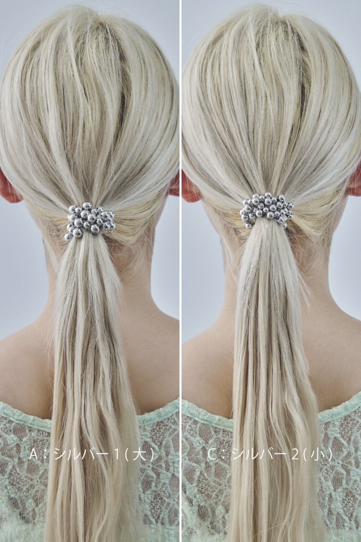 バブル ライン ヘアゴム