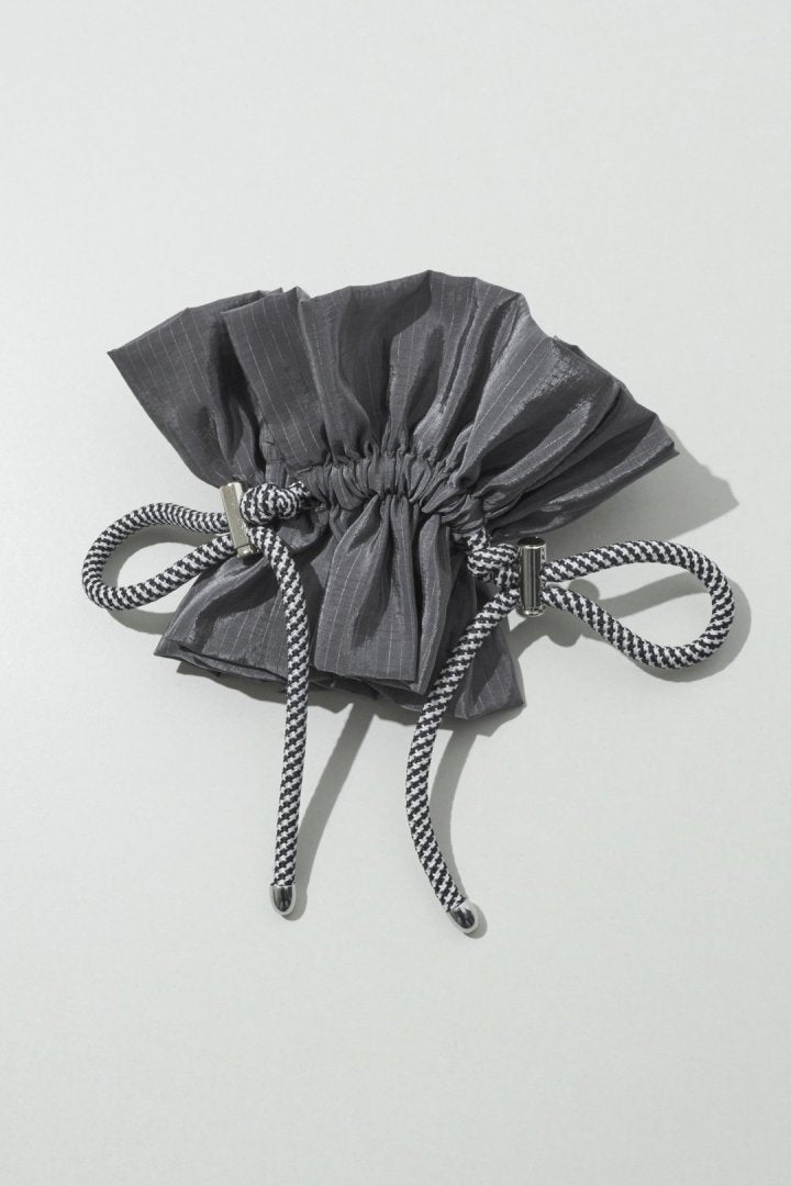 ドローストリング ストライプ シュシュ