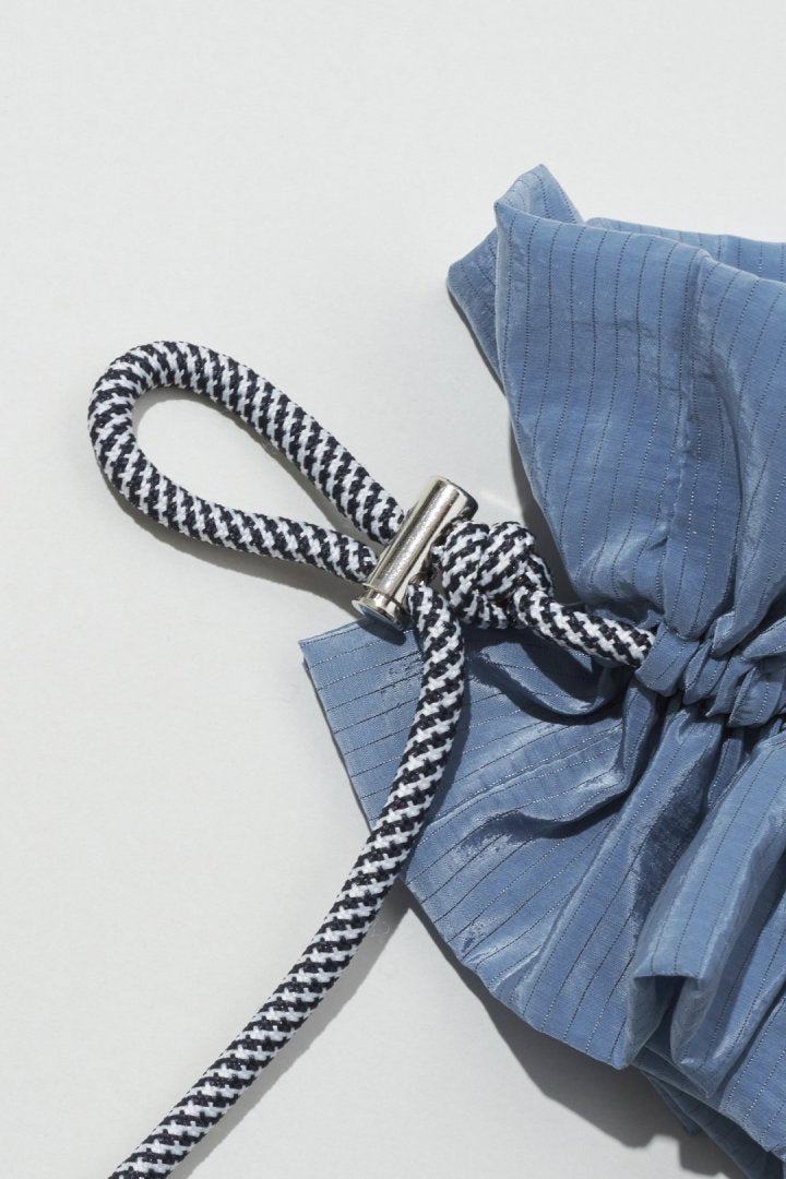 ドローストリング ストライプ シュシュ