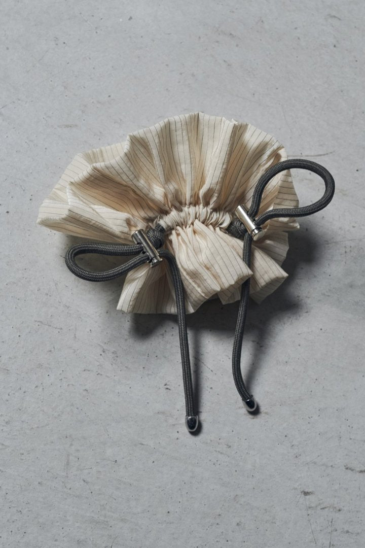 ドローストリング ストライプ シュシュ