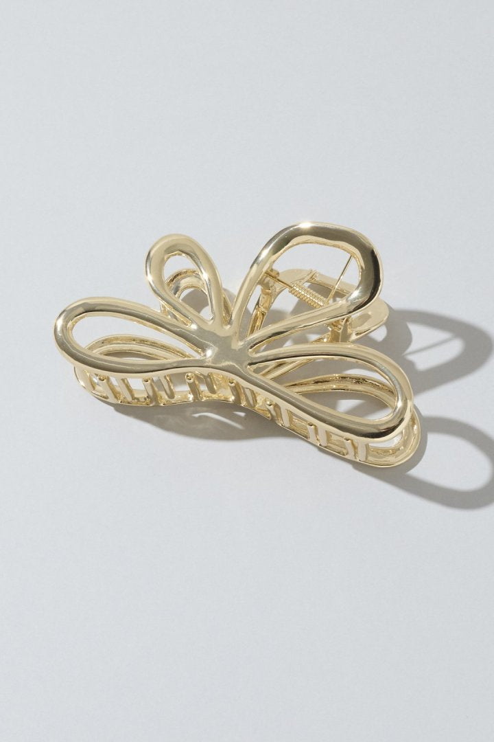 ニュアンス フラワー メタル バンス クリップ