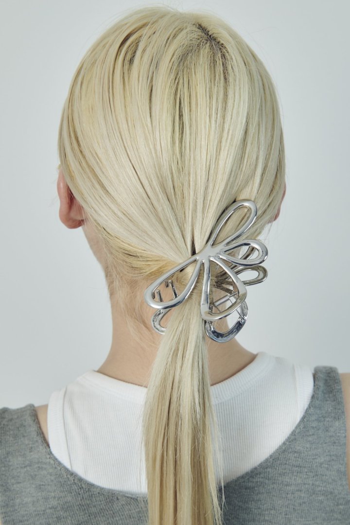 ニュアンス フラワー メタル バンス クリップ