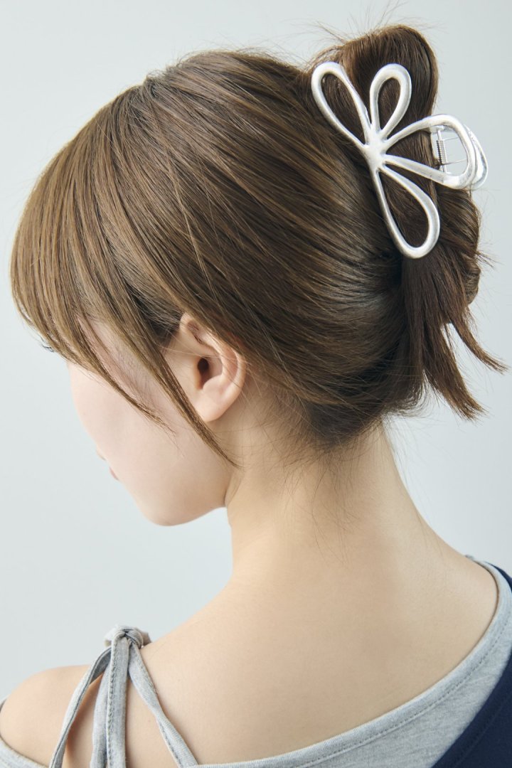 ニュアンス フラワー メタル バンス クリップ