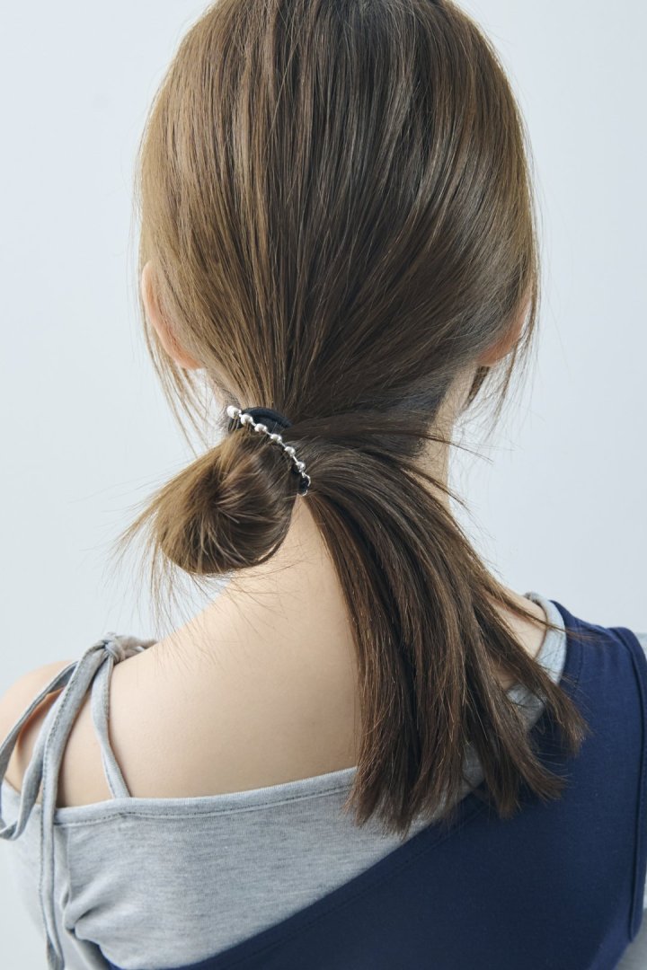 メタル ボール × フック セット ヘアゴム