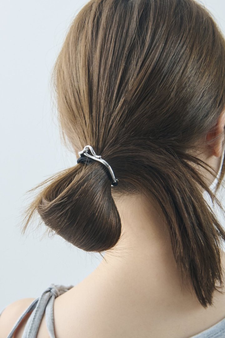 メタル ボール × フック セット ヘアゴム