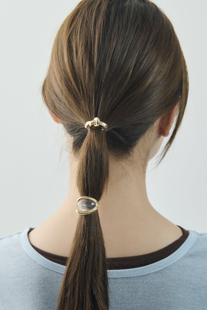 オーバル × ノット セット ヘアカフ