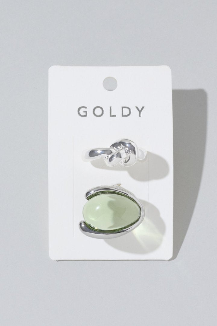 オーバル × ノット セット ヘアカフ