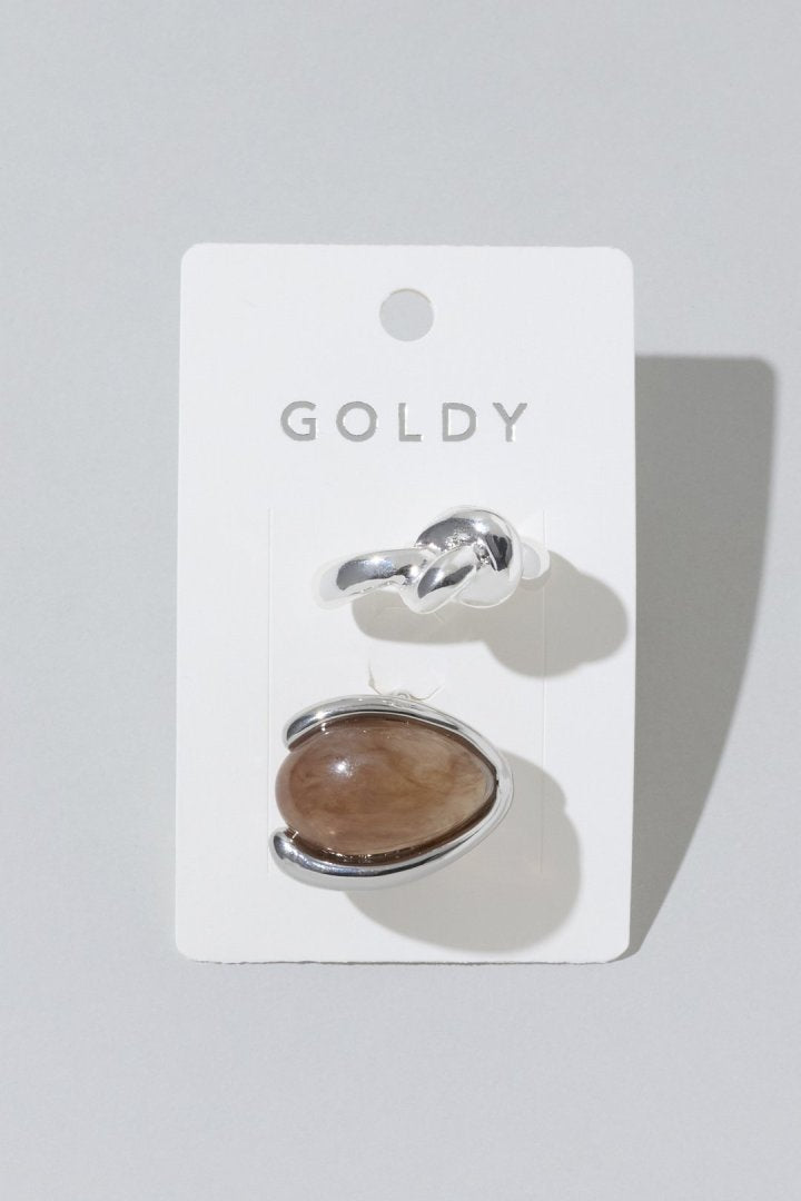 オーバル × ノット セット ヘアカフ