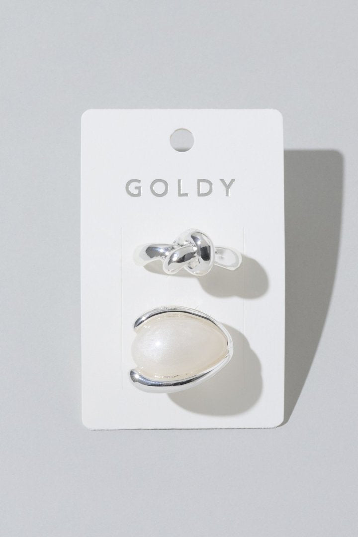 オーバル × ノット セット ヘアカフ