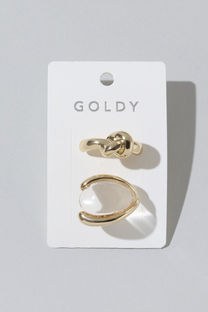 オーバル × ノット セット ヘアカフ