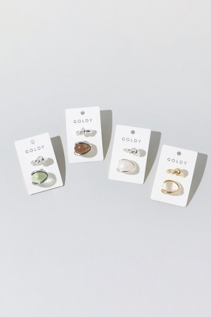 オーバル × ノット セット ヘアカフ