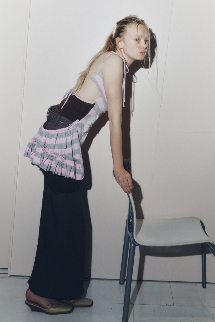 グロウ チャーム サテン シュシュ