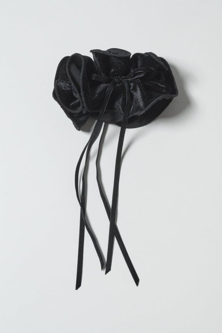 リボン ハング ベロア バンス クリップ