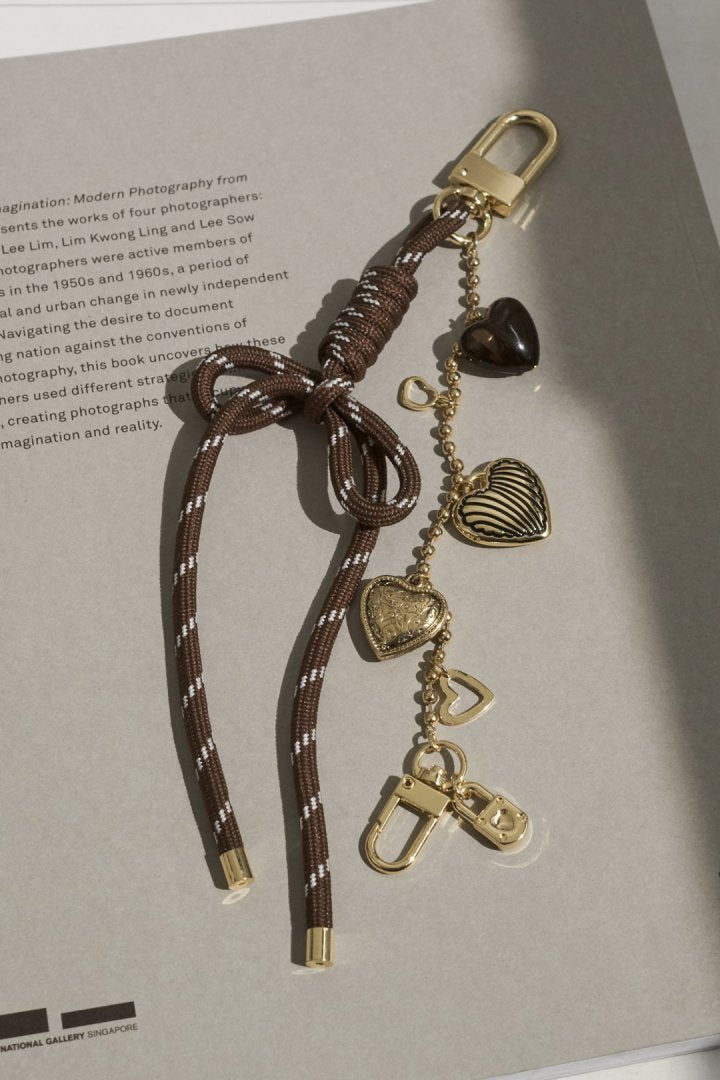 ハート ミリアッド コード バッグ チャーム