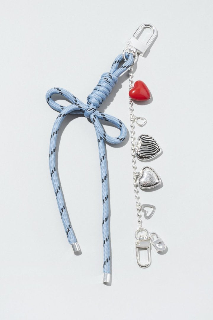 ハート ミリアッド コード バッグ チャーム