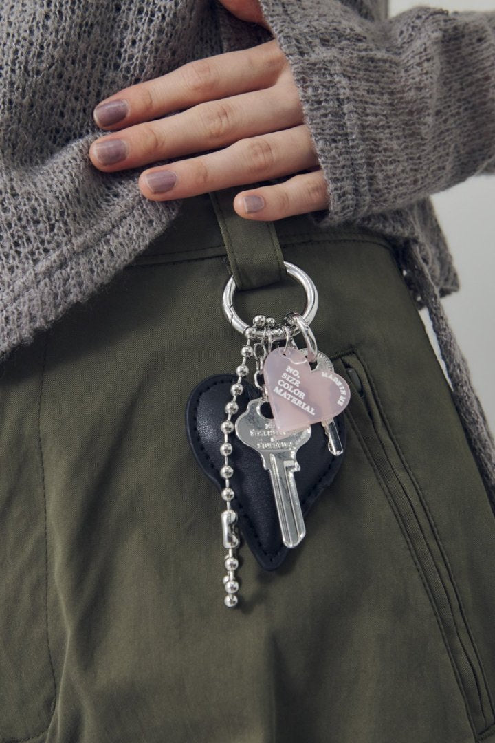 レザー タッチ ハート バッグ チャーム – GOLDY Onlinestore