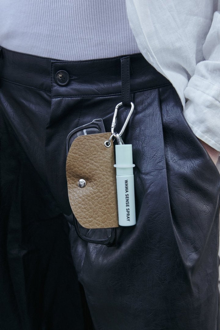 マット レザー ライク グラス ホルダー 【UNISEX ACCESSORIES