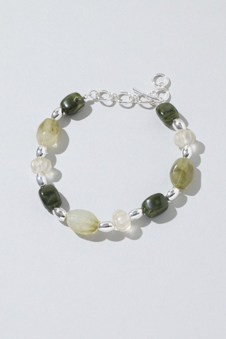 ミックス カラー ビーズ アンクレット