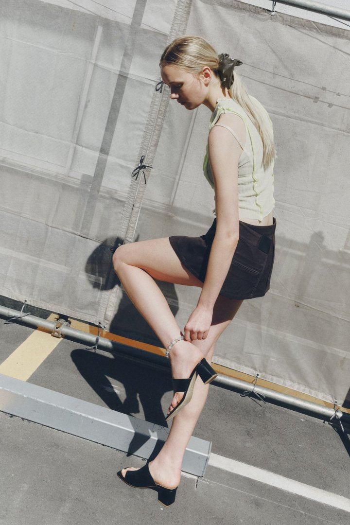 ミックス カラー ビーズ アンクレット