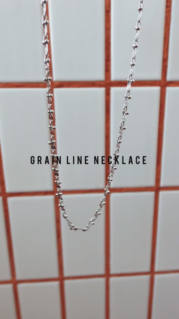 グレイン ライン ネックレス