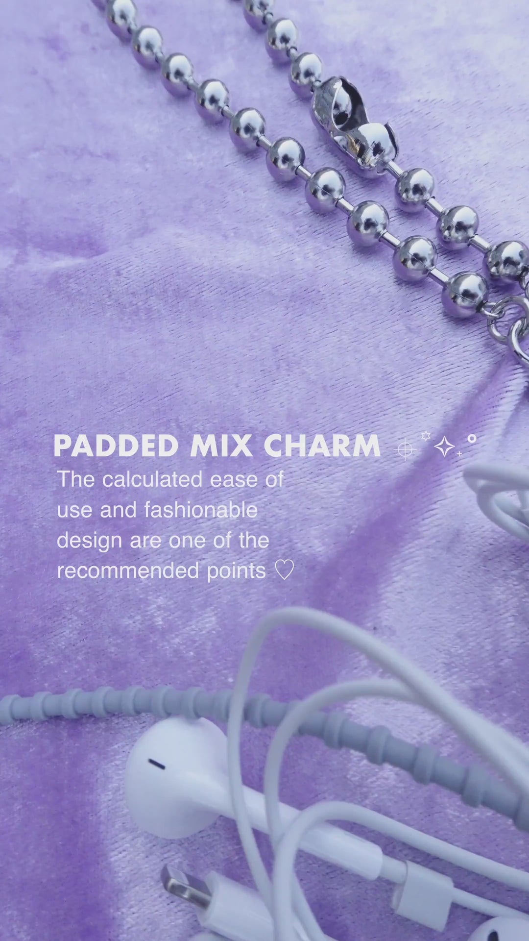 パデッド ミックス チャーム